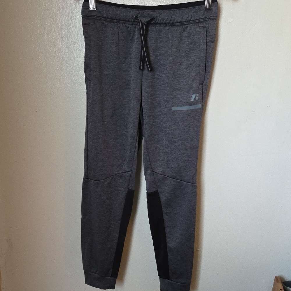 Gray and Black Kids Sweatpants